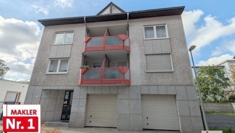 Chice Maisonette-Wohnung mit Loggia, Terrasse und Riesengarage in Oberhausen-Stadtmitte