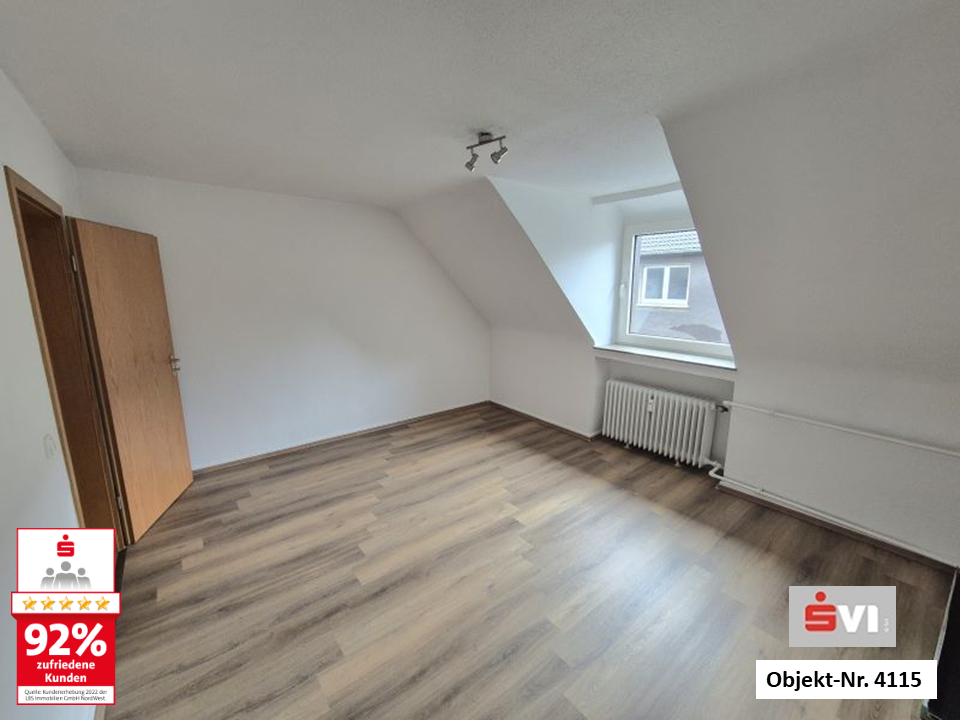 Perfekt für Singles oder Paare! Dachgeschosswohnung in Oberhausen-Osterfeld