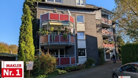 Schöne Erdgeschosswohnung mit Balkon und Garage in Oberhausen-Sterkrade